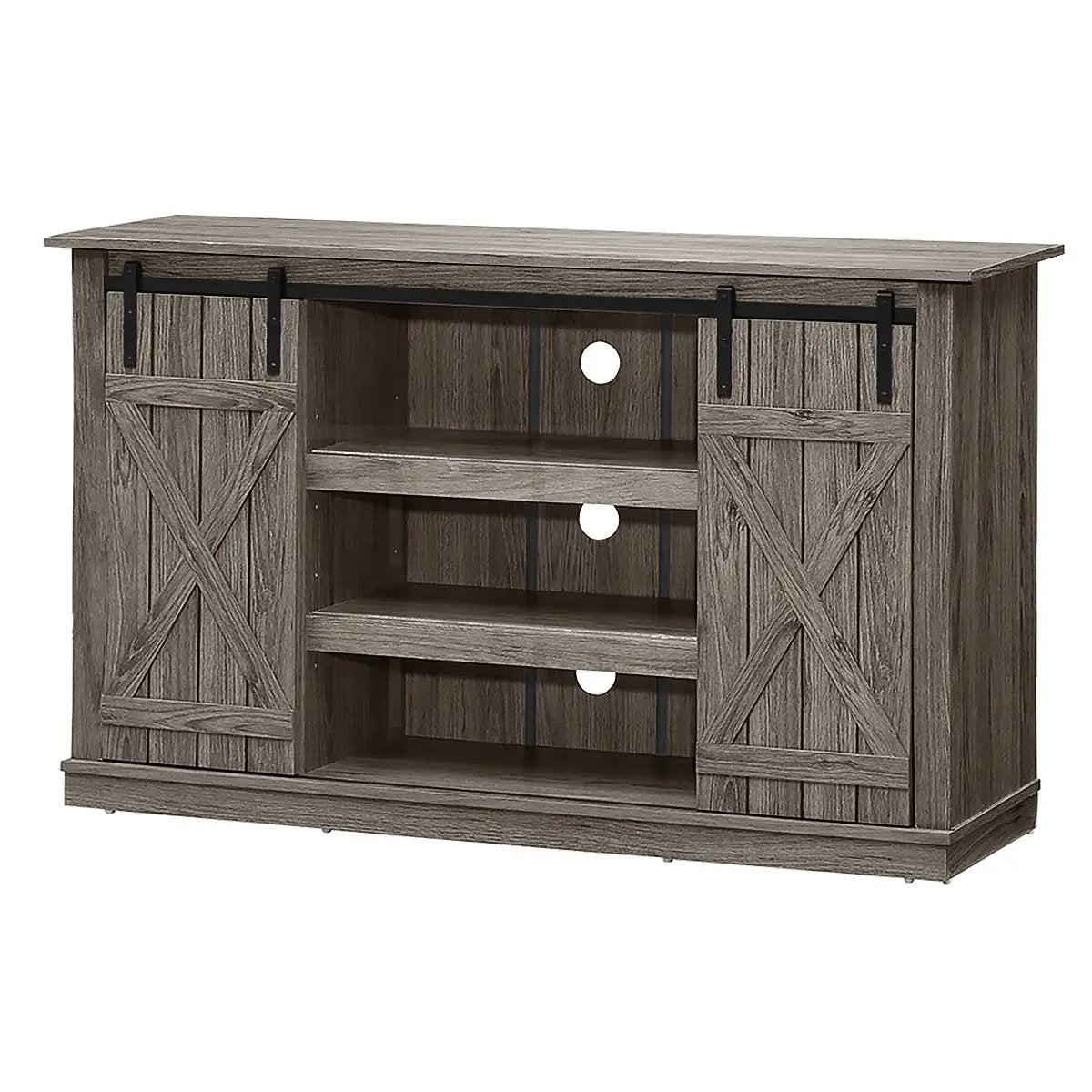 Sliding Barn TV Stand Console Table by DirectDeals