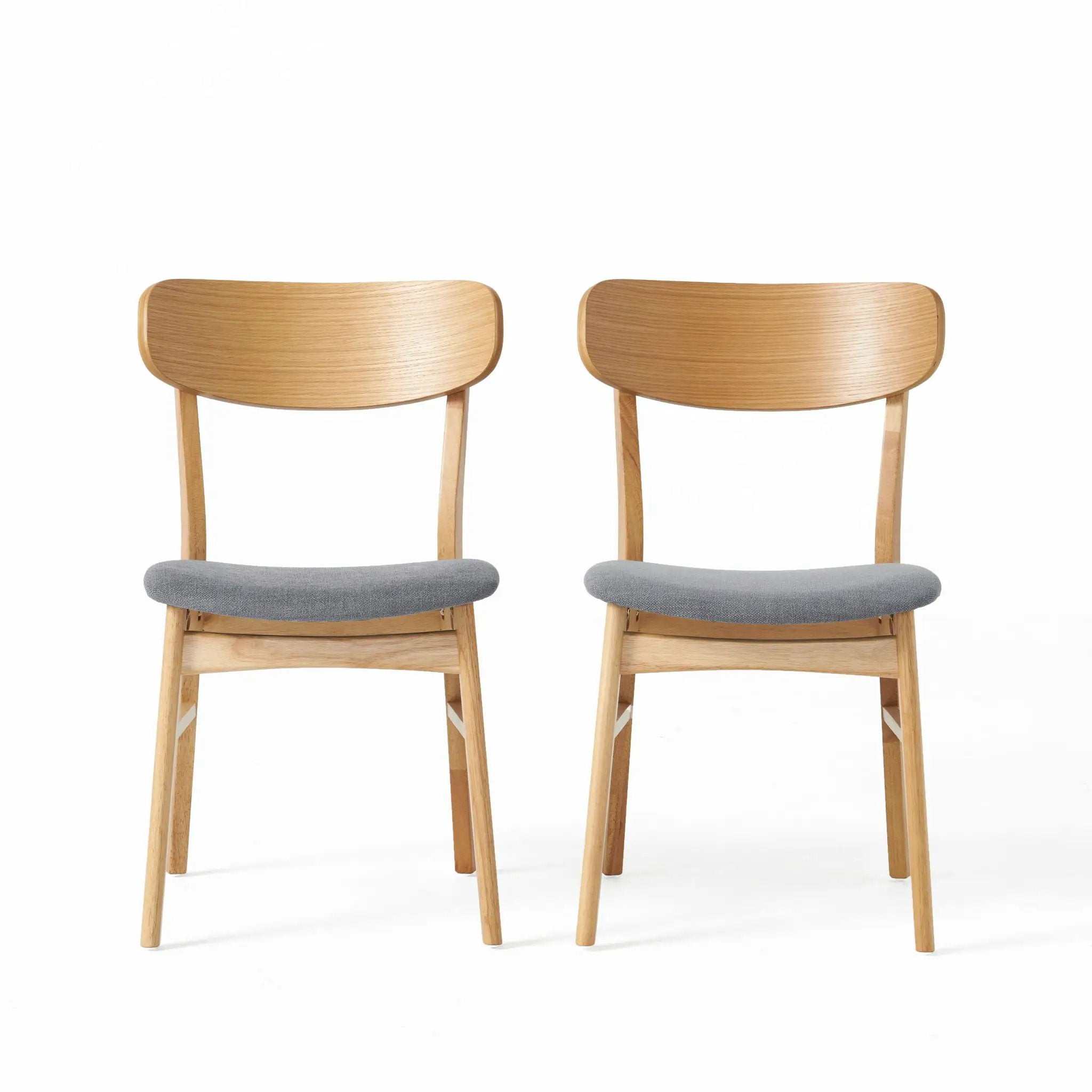Brilliantine - Dining Chair With Cushion And Wood Frame (Set of 2) by HouseOfZazla