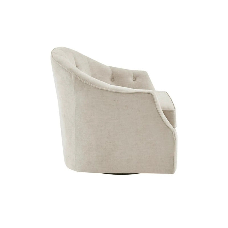 Calvin - Swivel Chair With 360 Degree Rotation - Beige by Unique Piece Furniture