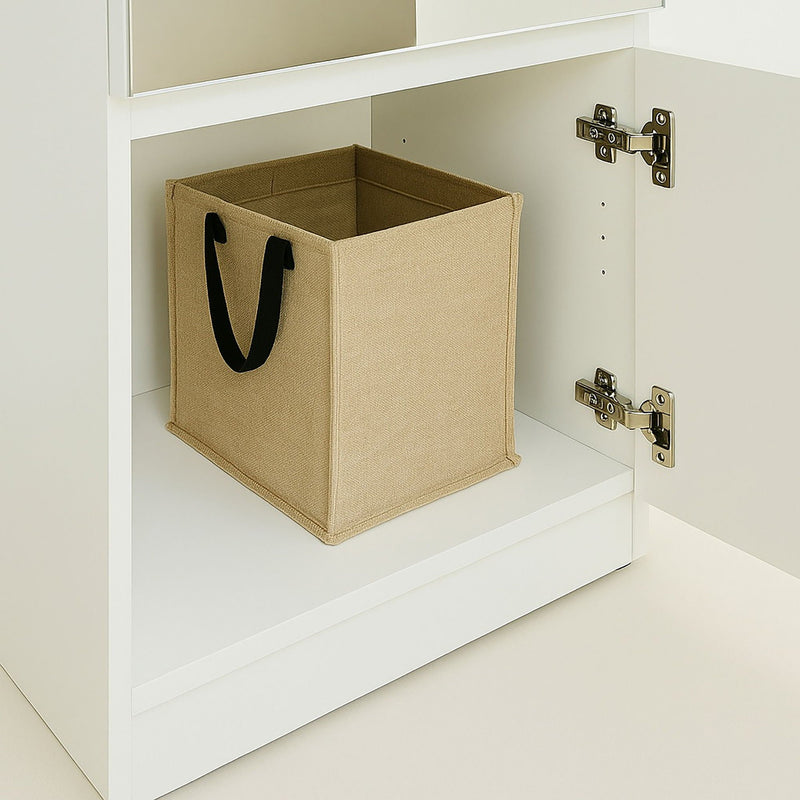 Elise - Slim Modular Closet Cabinet With Mirror - White by HouseOfZazla