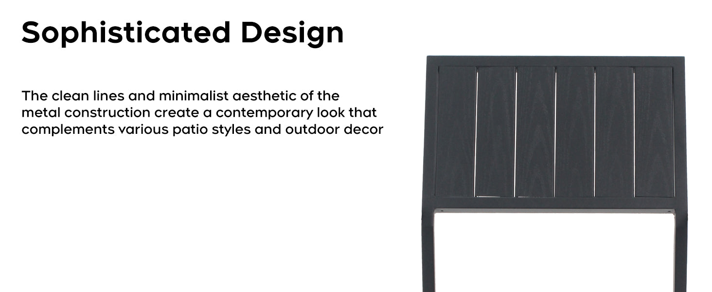 Modern Outdoor Indoor Metal Side Chair - Set of 2 by HouseOfZazla