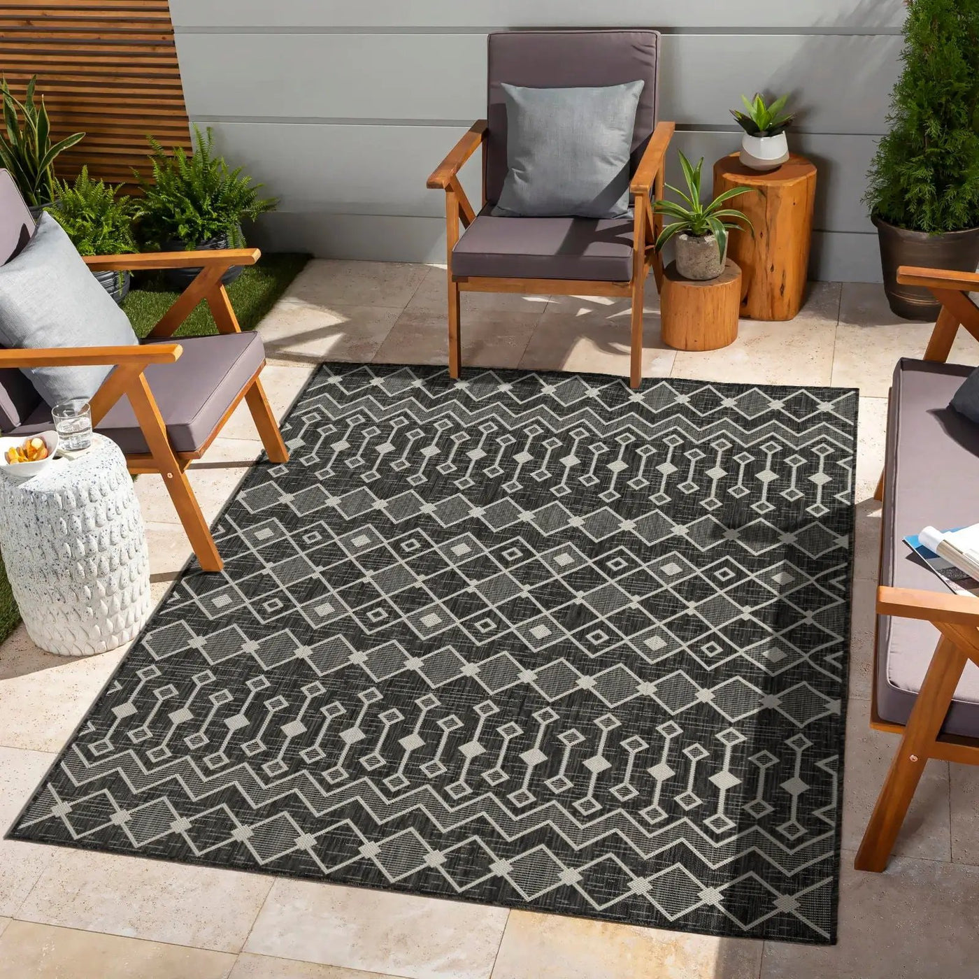 Sunshine - Modern Indoor / Outdoor Area Rug by HouseOfZazla