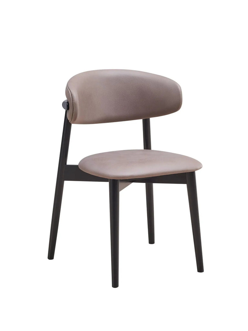 Lanae - Polished Microfiber Side Chair (Set of 2) - Gray by Unique Piece Furniture