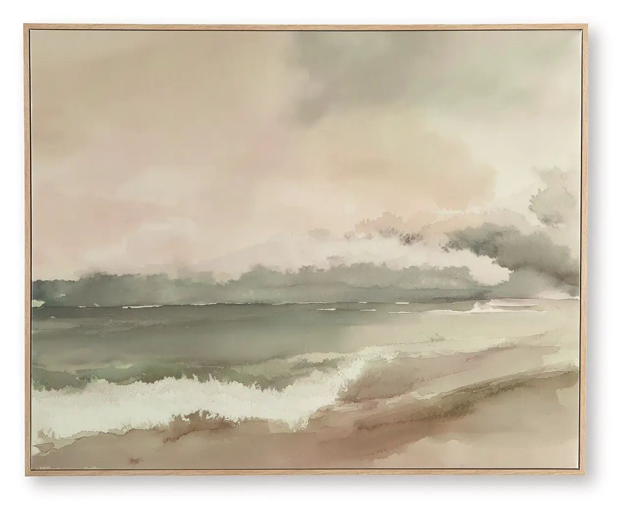 Vallus - Wall Art - Blush / Green / Gray by Unique Piece Furniture
