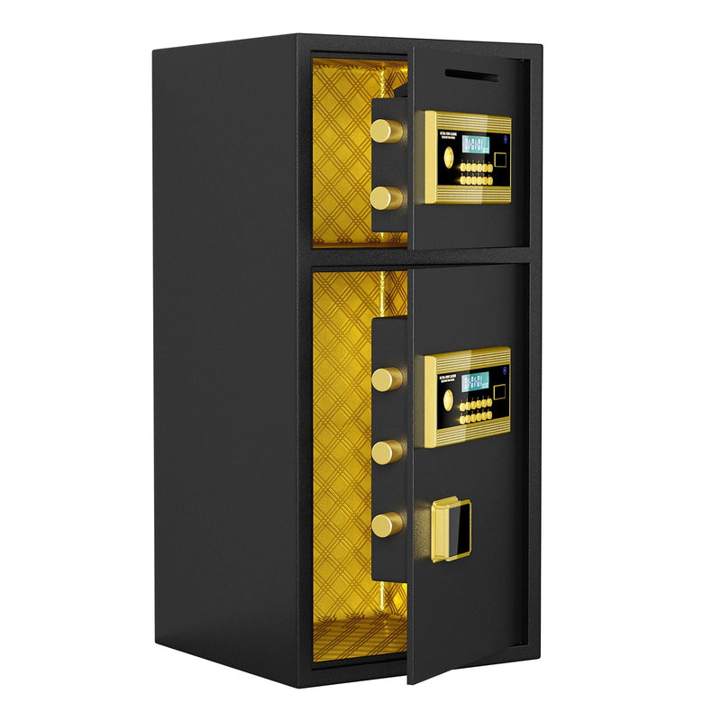 Large Double Door Coin Operated Safe, Digital Security Safe With Fireproof And Waterproof Bag by HouseOfZazla