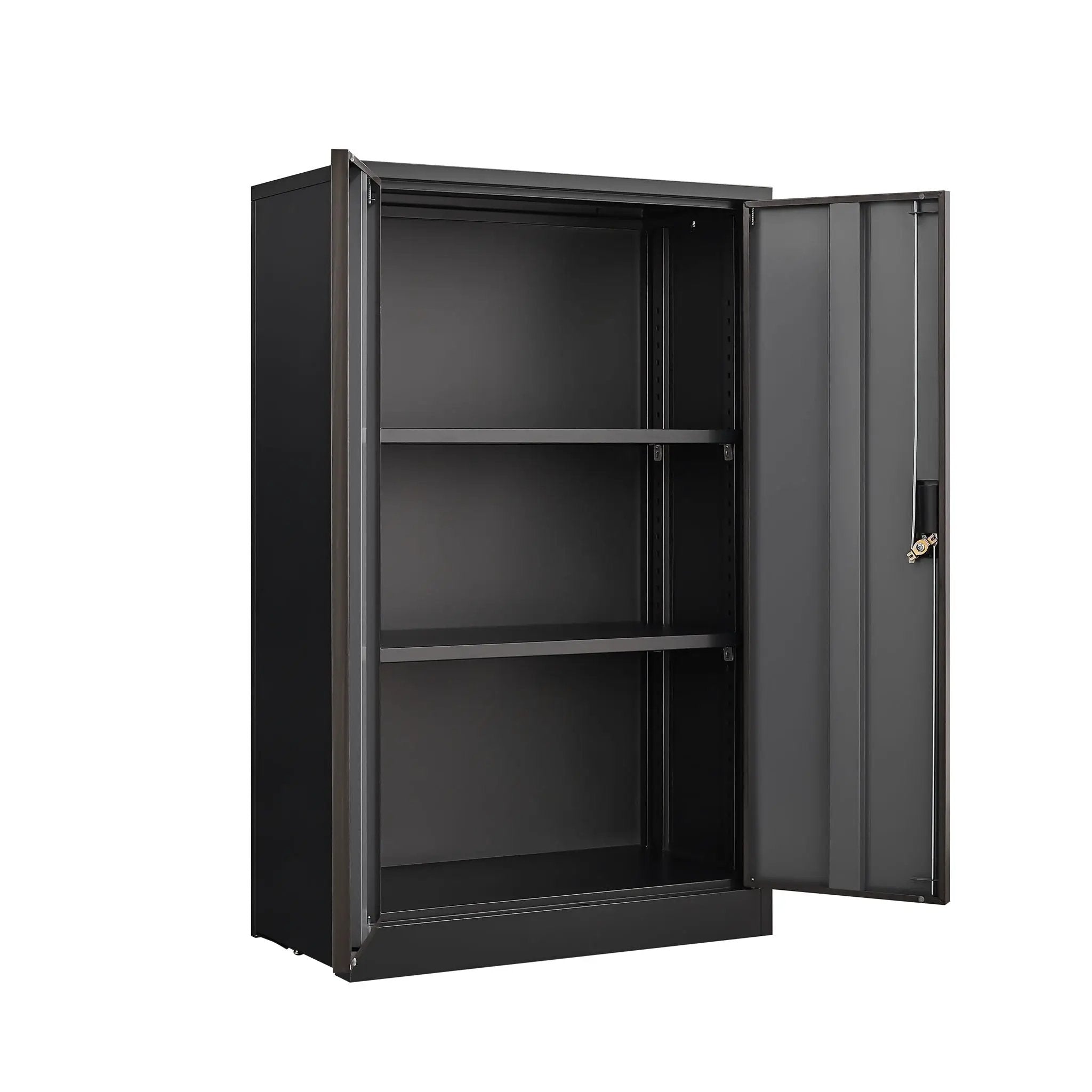Metal Storage Cabinet With Locking Doors And Adjustable Shelf, Folding Filing Storage Cabinet, Folding Storage Locker Cabinet For Home Office, School, Garage by HouseOfZazla