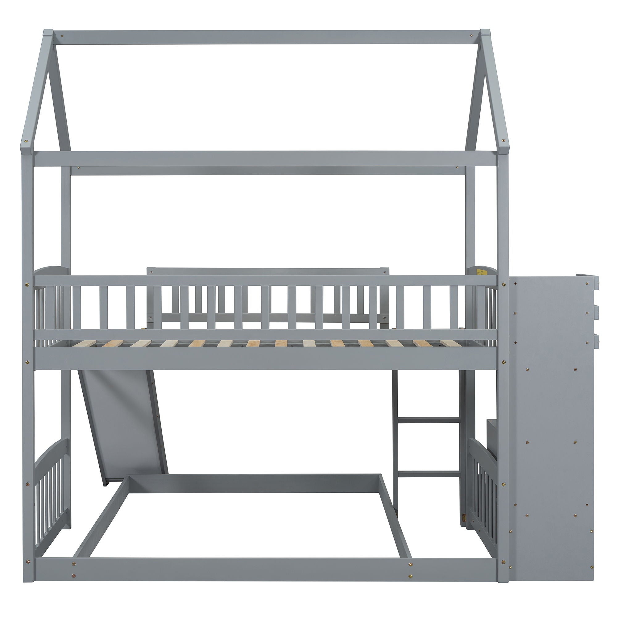 House Bunk Bed With Slide by HouseOfZazla