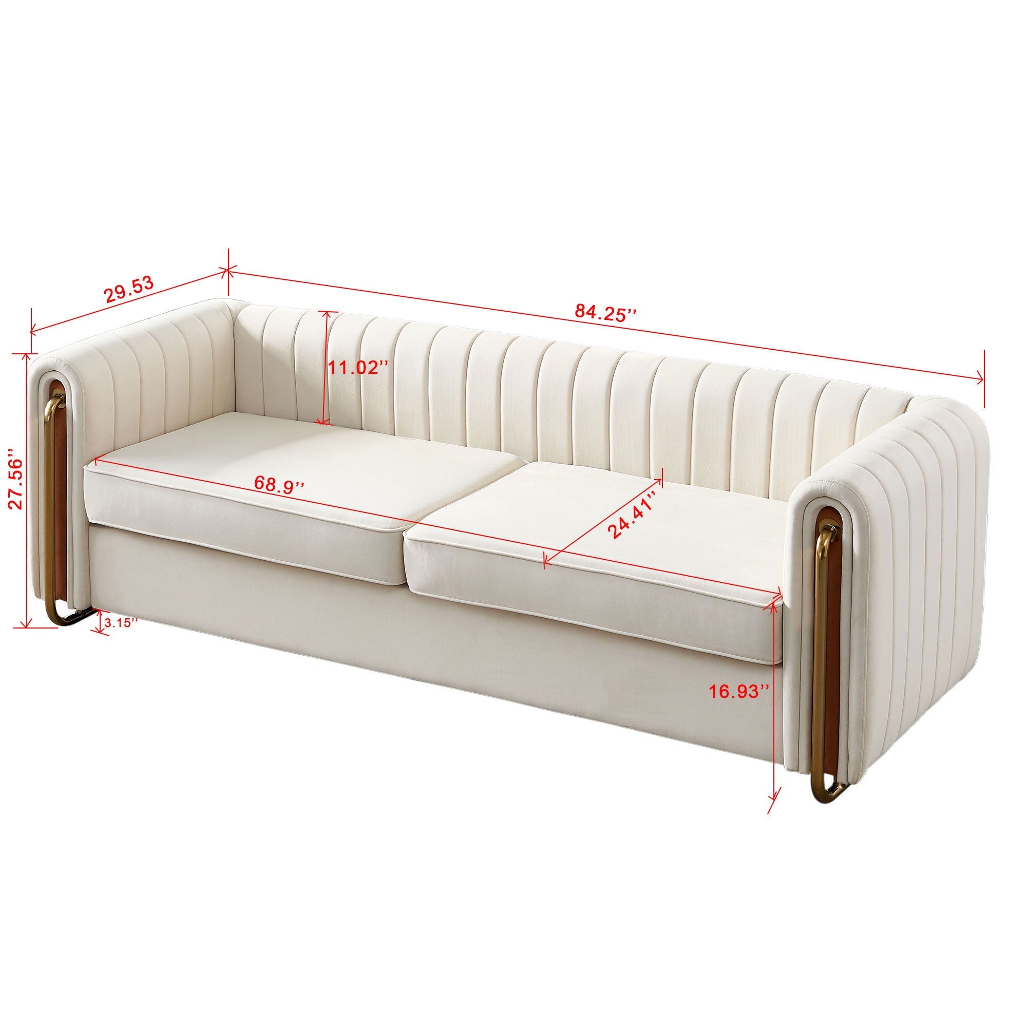 Contemporary Sofa Couch For Living Room by HouseOfZazla