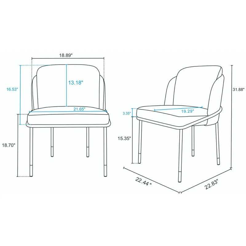 Flor - Dining Chair by HouseOfZazla