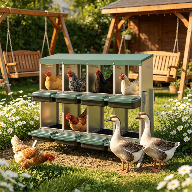 Egg Laying Boxes, Metal Nesting Boxes, Chicken Nesting Boxes by HouseOfZazla