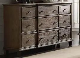 Baudouin - Weathered Dresser - Oak by HouseOfZazla