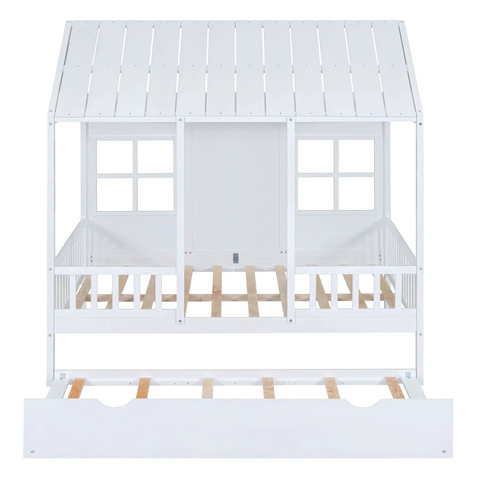 House Bed With Twin Size Trundle, Daybed by HouseOfZazla