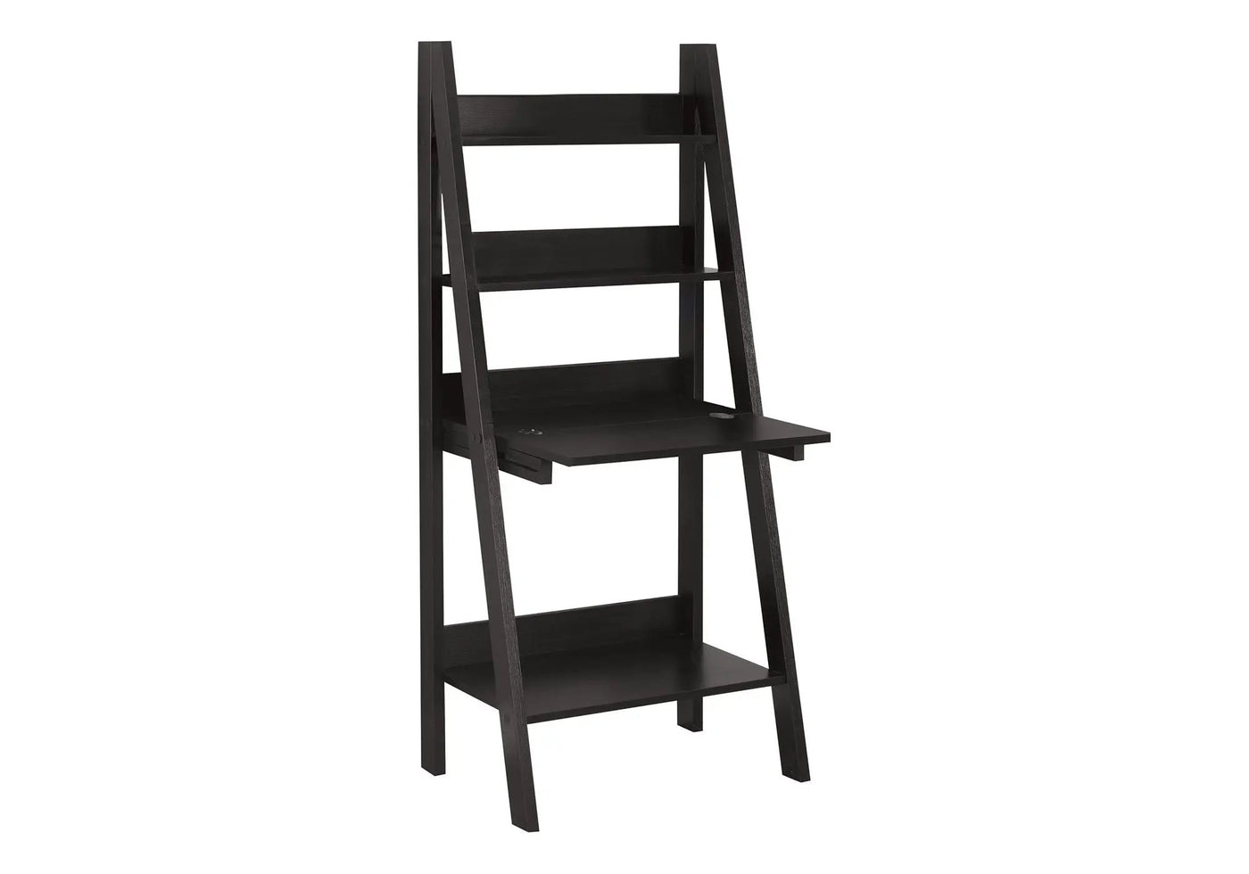 Computer Desk For Home Office, Laptop, Leaning, Storage Shelves by Unique Piece Furniture