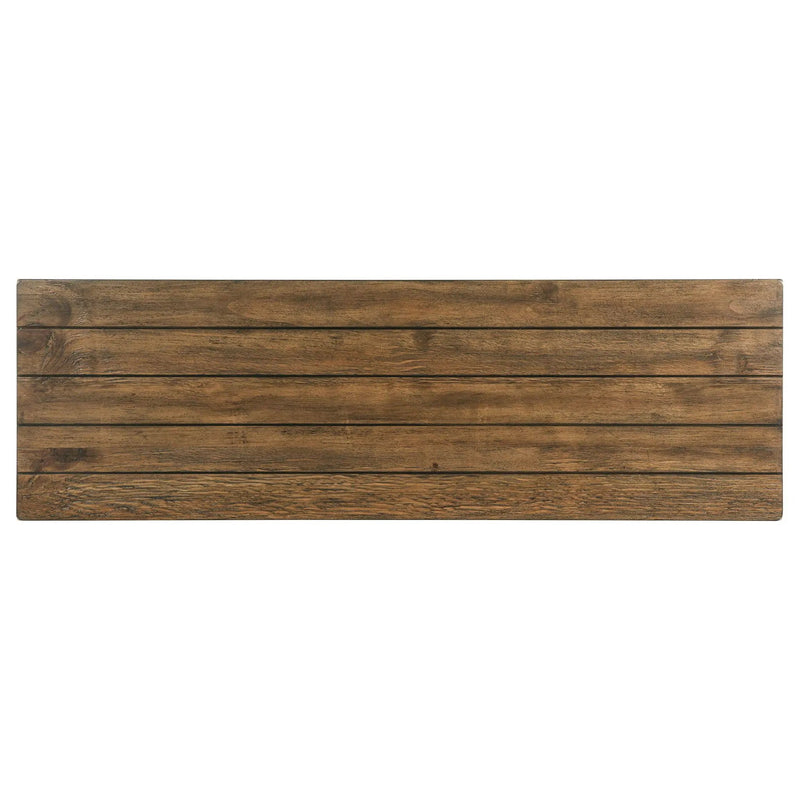 Payne Wood Entryway Sofa Console Table Distressed Brown by Unique Piece Furniture