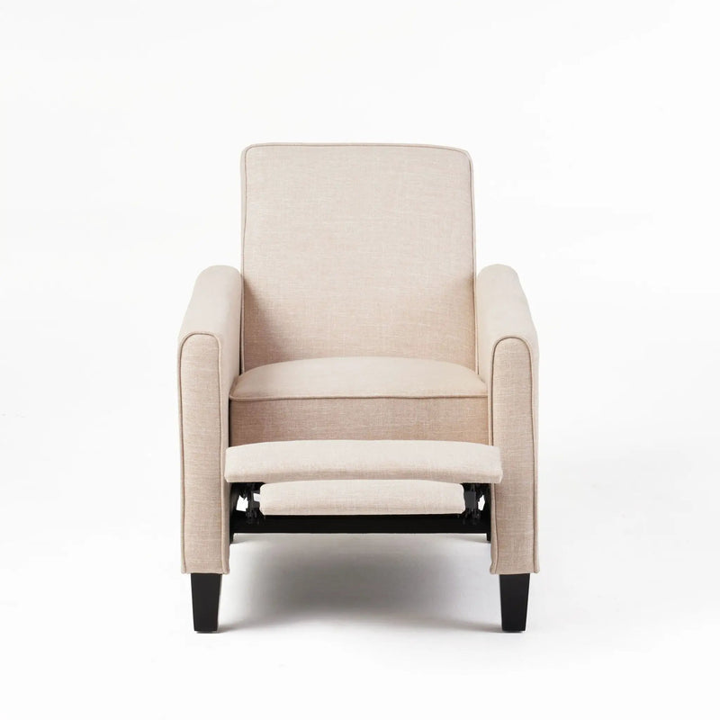 Upholstered Push Back Recliner Chair For Living Room by HouseOfZazla
