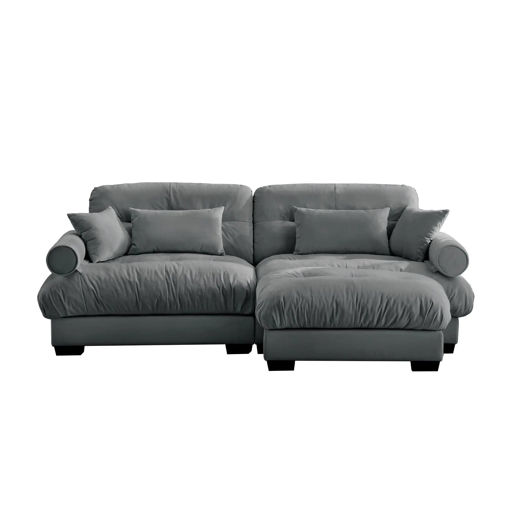 Super Comfort Oversized Modular Sectional Sofa With Movable Ottoman by Unique Piece Furniture