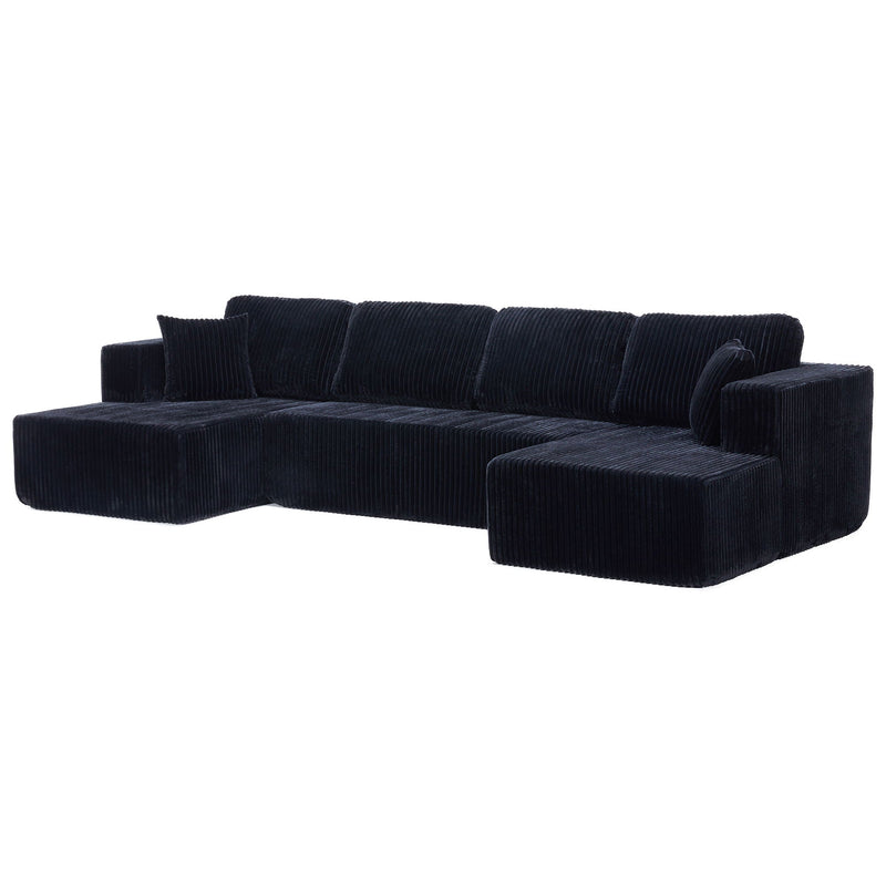 U-Shape Modular Sectional Sofa For Living Room by HouseOfZazla