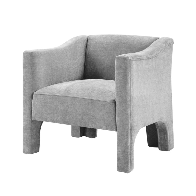 Barrel Accent Chair With Enclosed Arms by HouseOfZazla