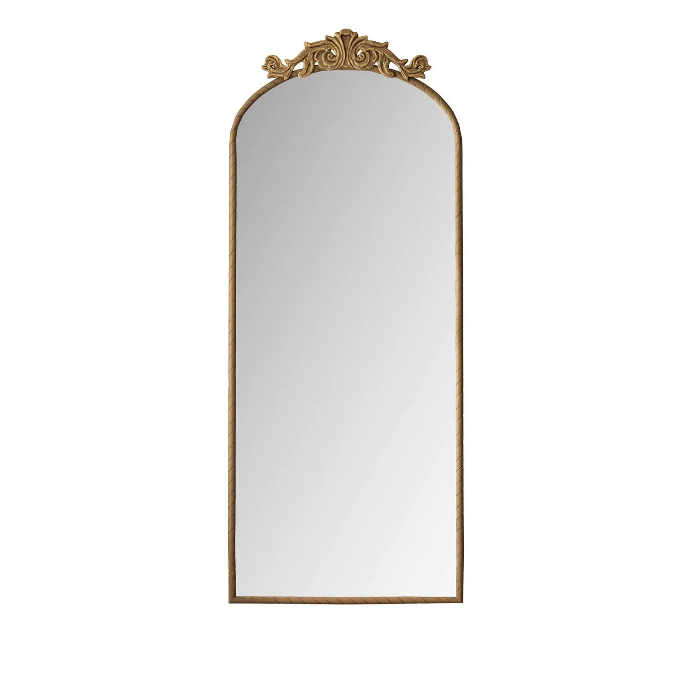 Vintage Arched Full Body Mirror, Wall Mounted For Living Room by Unique Piece Furniture