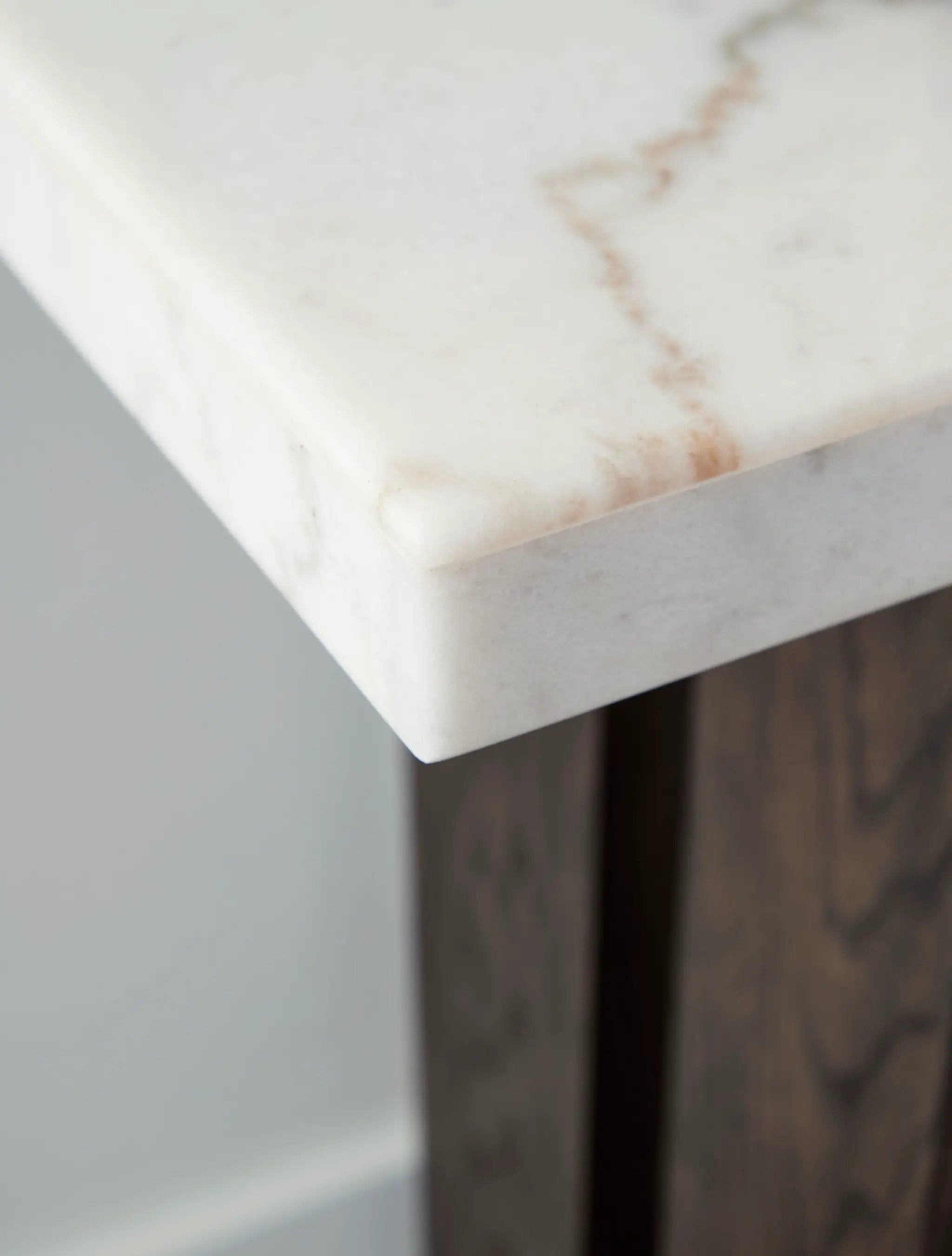 Burkhaus - Sofa Table - White / Dark Brown by Unique Piece Furniture