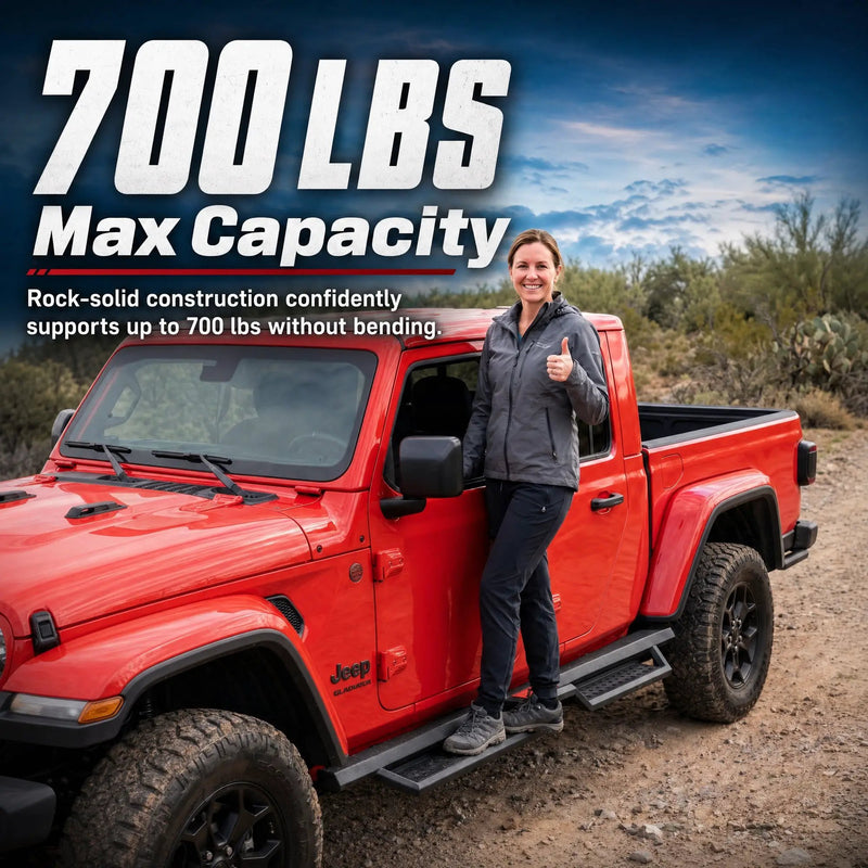 Hexagonal Style Running Boards for Jeep Gladiator JT by HouseOfZazla