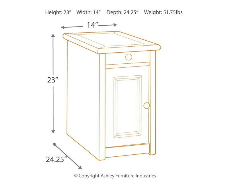 Bolanburg - Chair Side End Table by Unique Piece Furniture