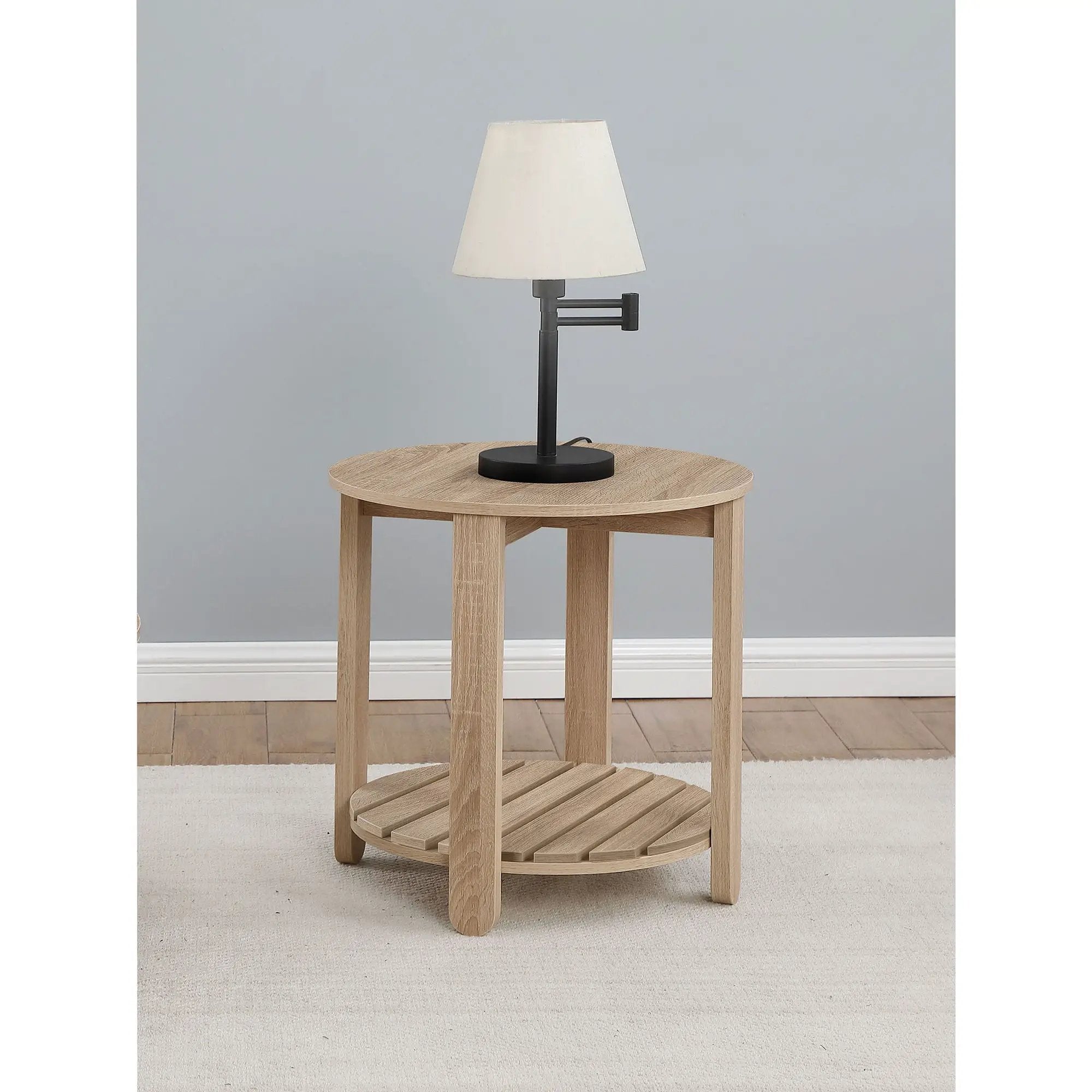 Altos - 1 Shelf Round Table by HouseOfZazla