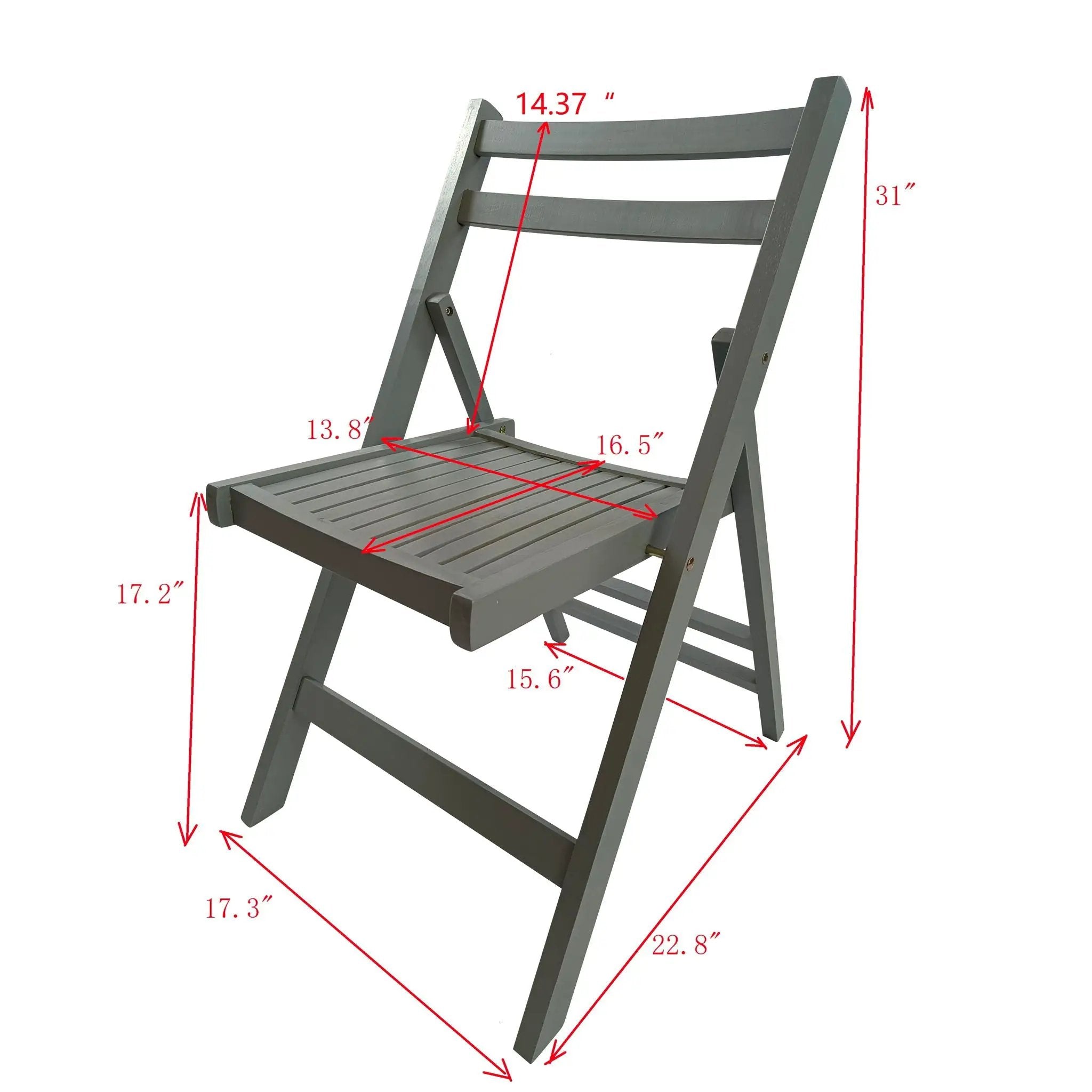 Folding Special Event Chair, Foldable Style (Set of 4) by Unique Piece Furniture