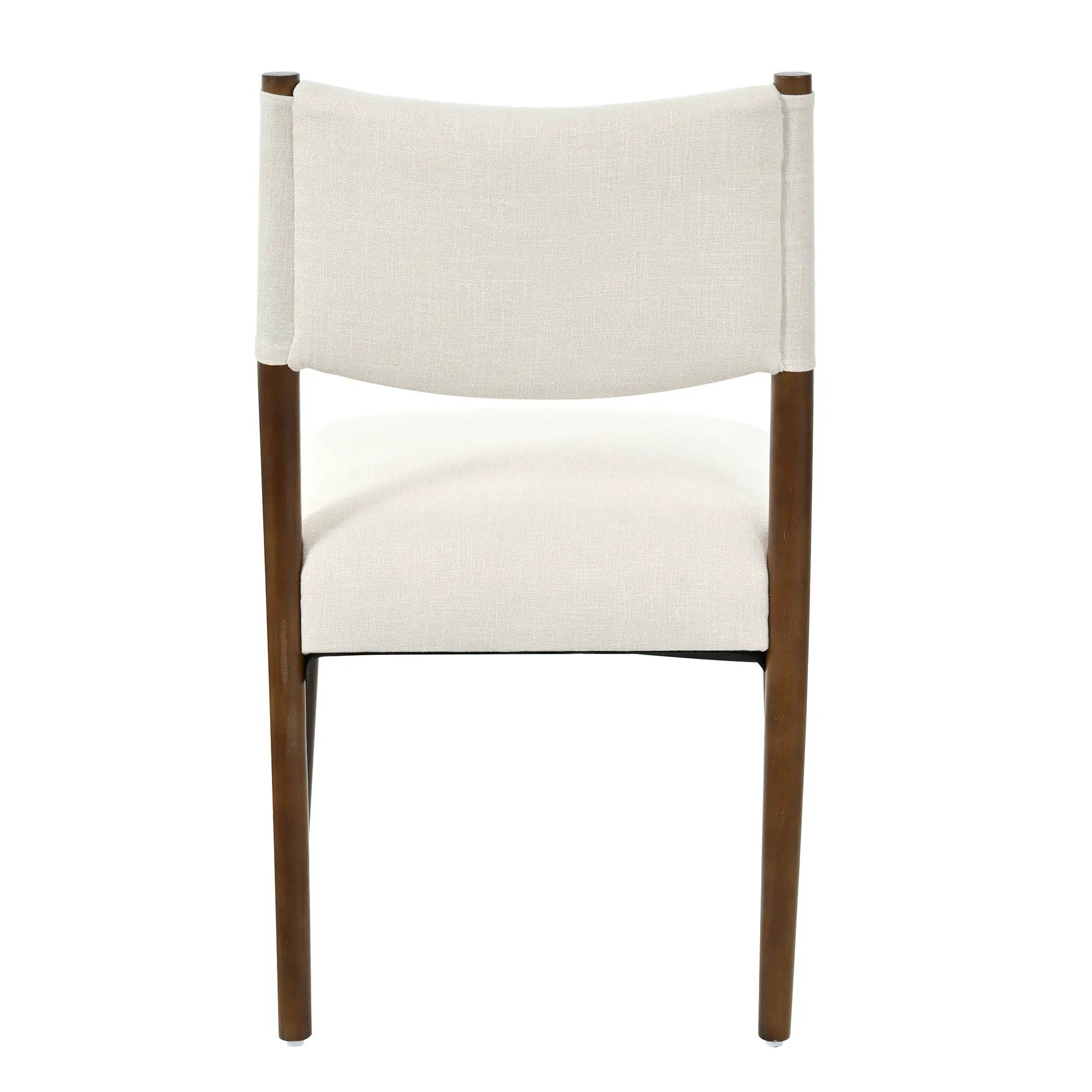 Modern Dining Chair with Thick Seat Cushion and Solid Wood Legs, Set of 2 by HouseOfZazla