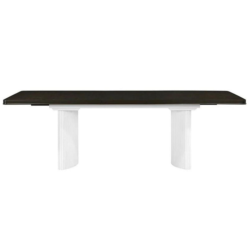 Carena - Dining Table With Leaf - White & Brown by Unique Piece Furniture