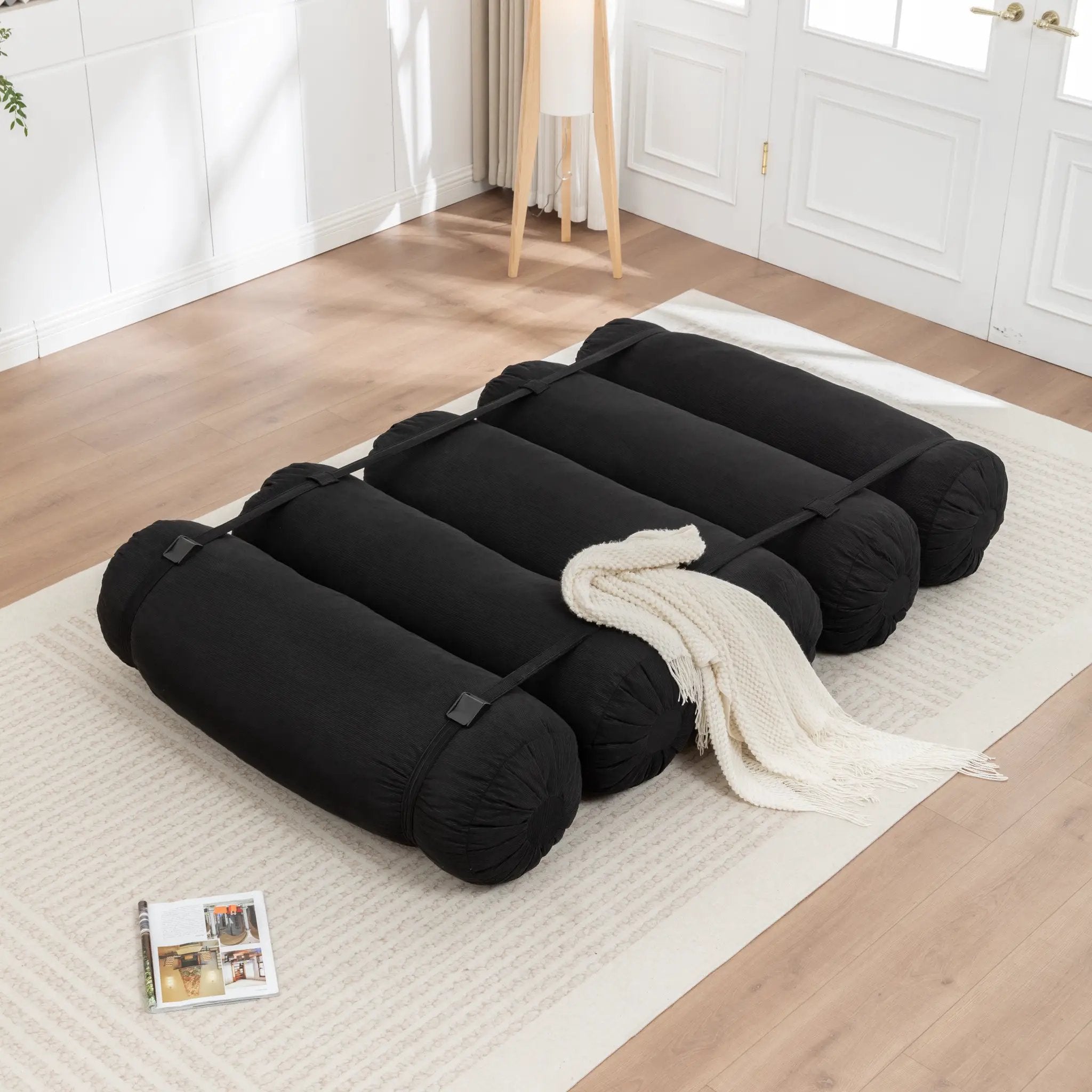Adjustable Floor Sofa - Corduroy Lazy Sofa by HouseOfZazla