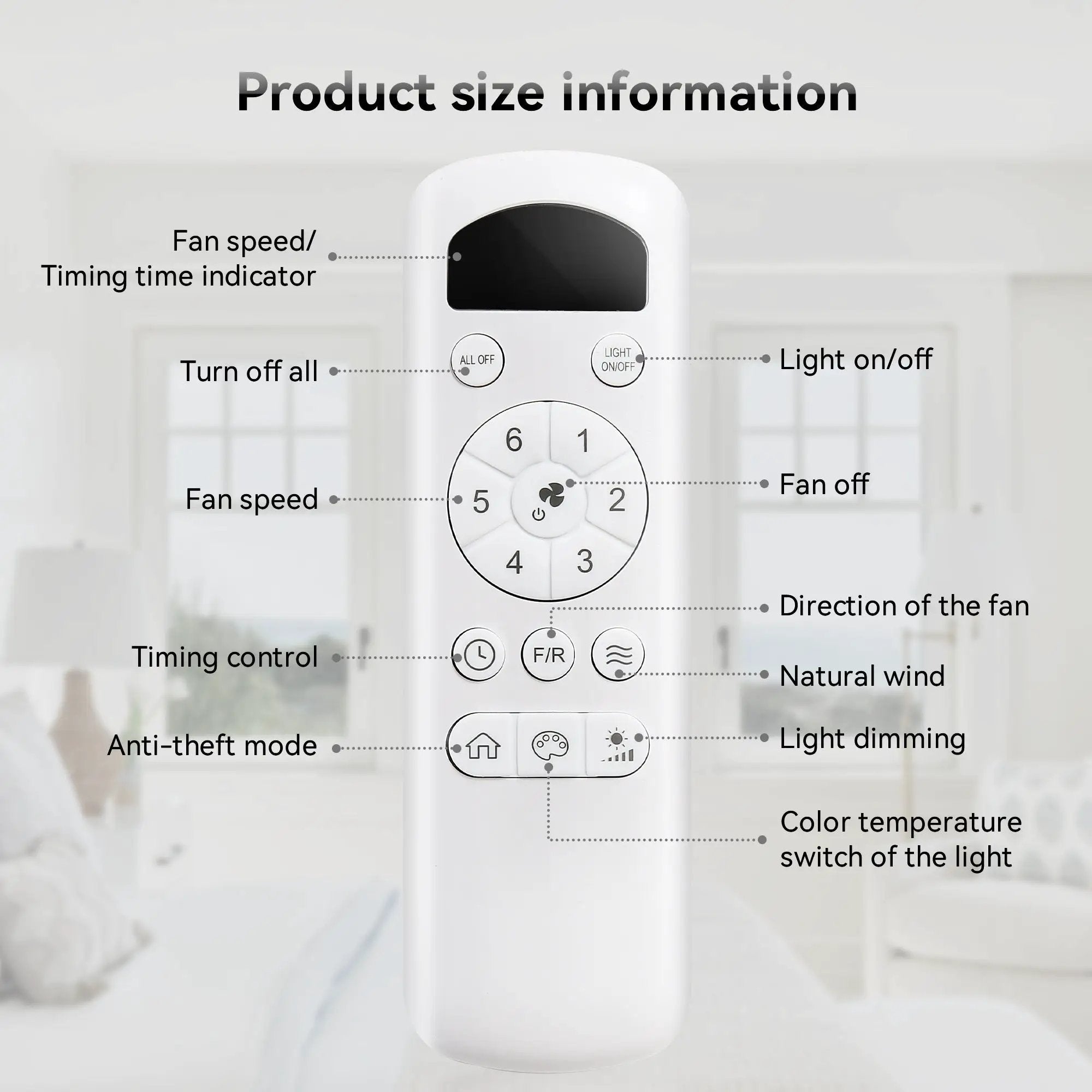 48 Inch Wood Ceiling Fan With Light and Remote Control by HouseOfZazla