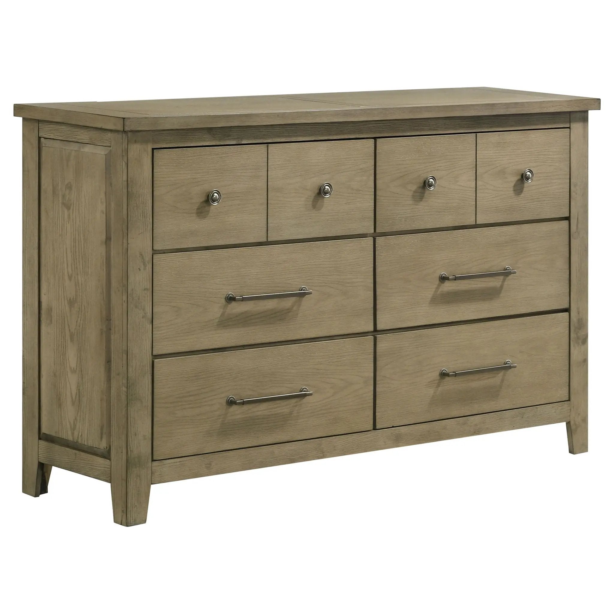Hazlewood 6-drawer Bedroom Dresser Cabinet Vineyard Oak by Unique Piece Furniture