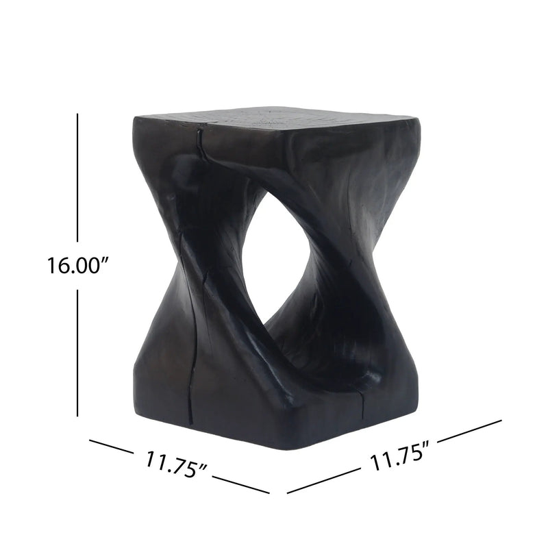 Twist Shape Side Table by HouseOfZazla