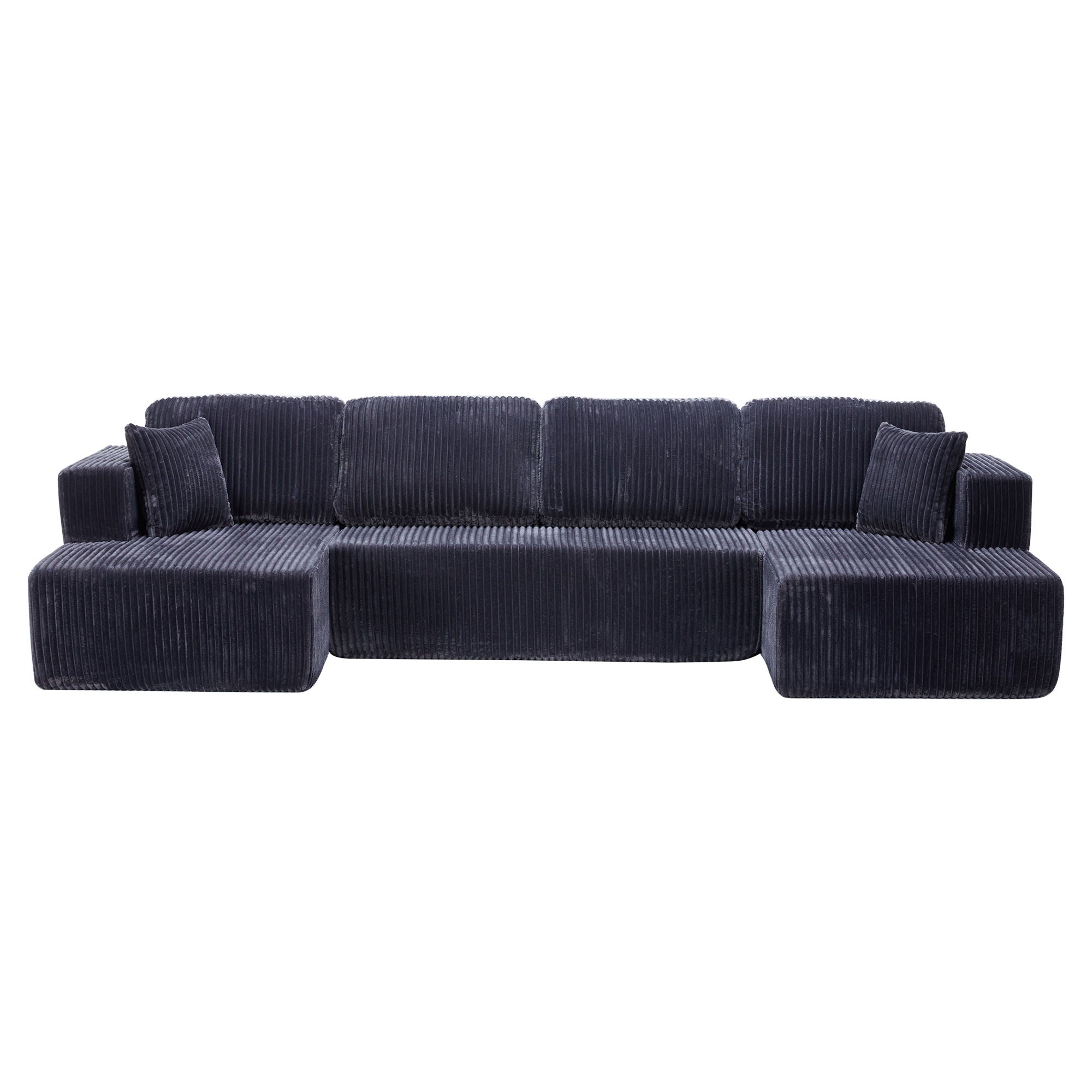 U-Shape Modular Sectional Sofa For Living Room by HouseOfZazla