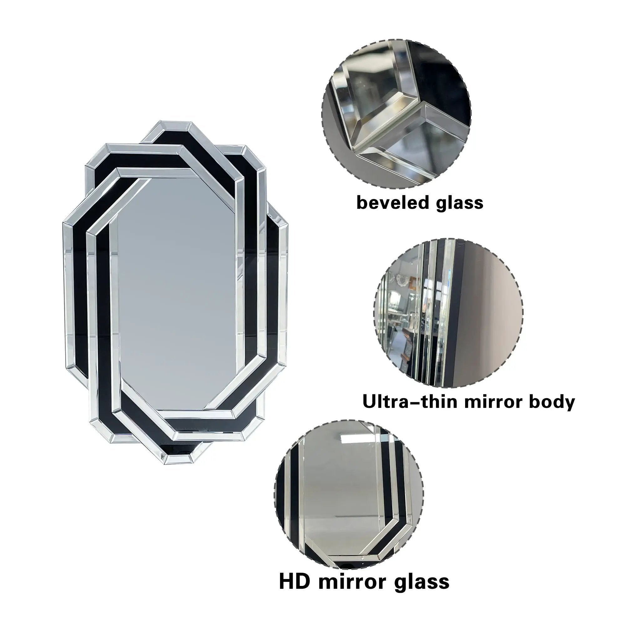 Decorative Mirror for Wall - Modern Bathroom Vanity Mirror by HouseOfZazla