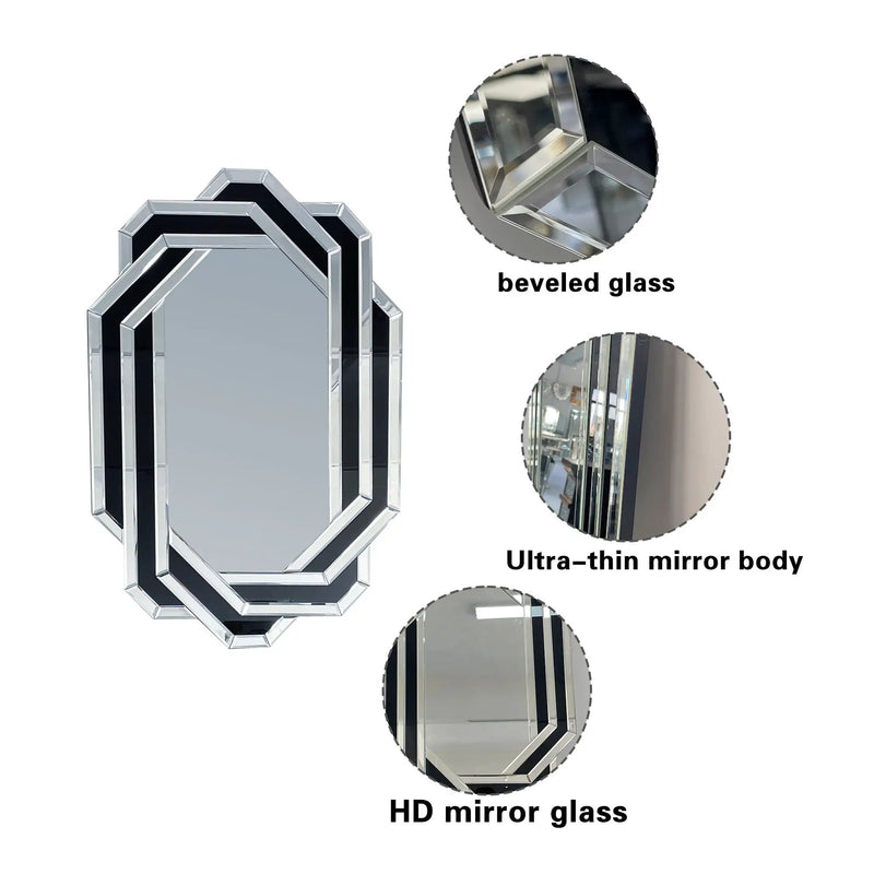 Decorative Mirror for Wall - Modern Bathroom Vanity Mirror by HouseOfZazla