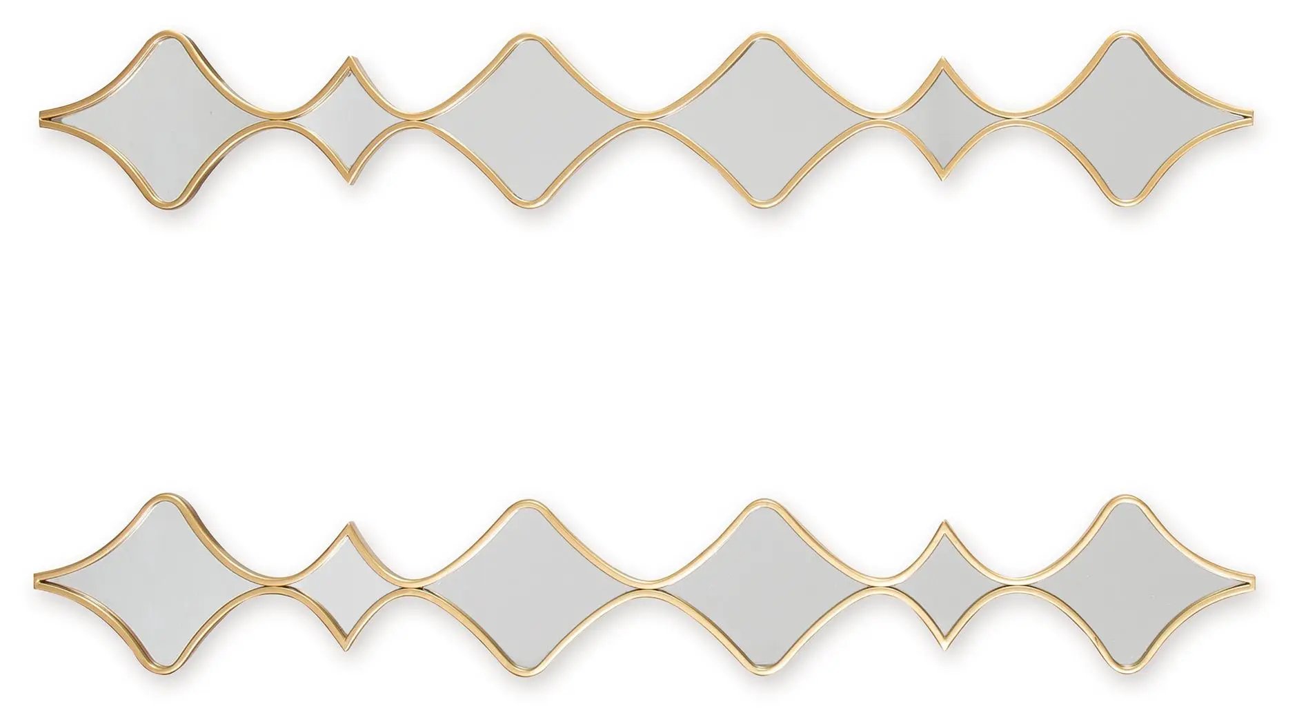 Harriswood - Accent Mirror Set (Set of 2) - Gold Finish by Unique Piece Furniture