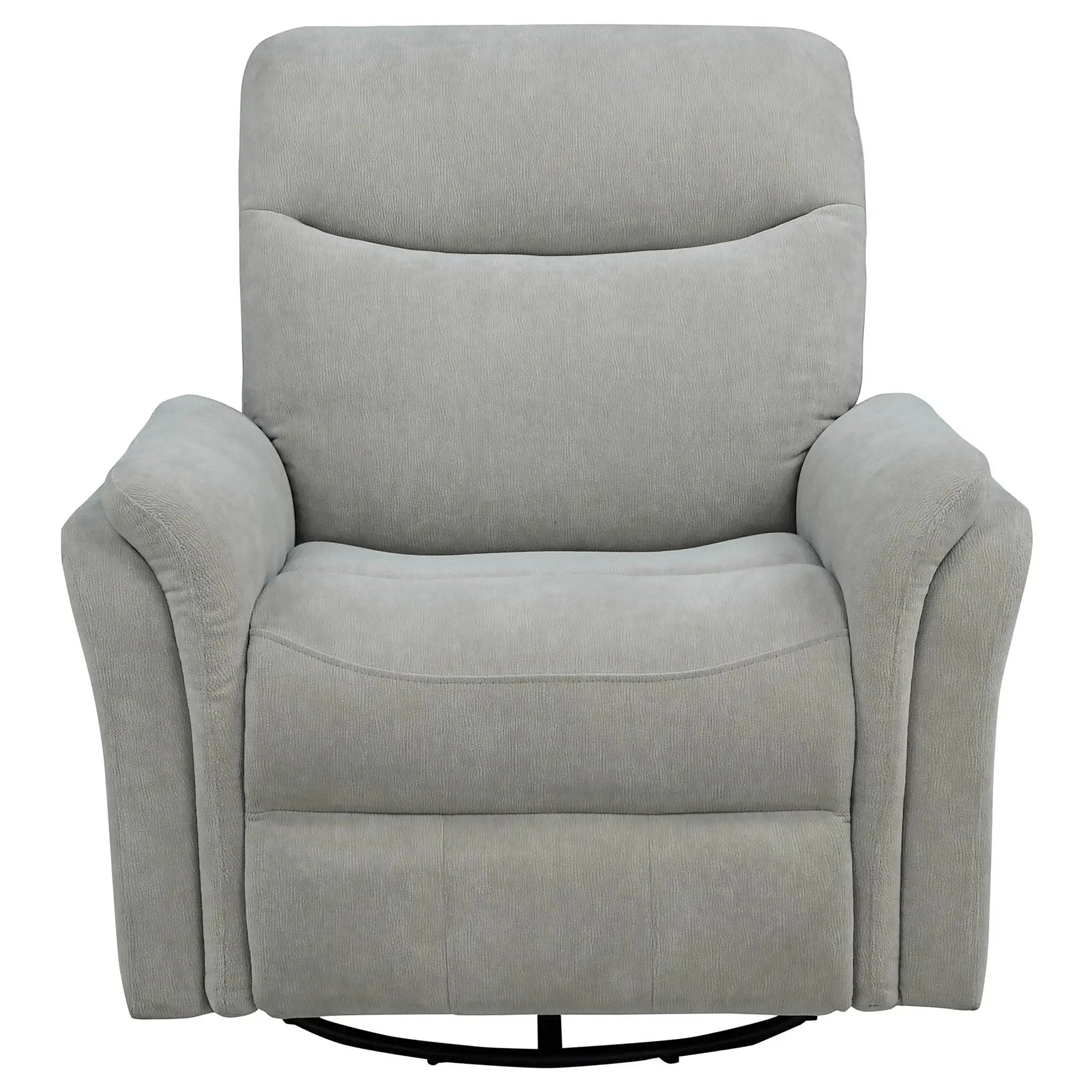 Adler Upholstered Power Swivel Glider Recliner Ivory by Unique Piece Furniture