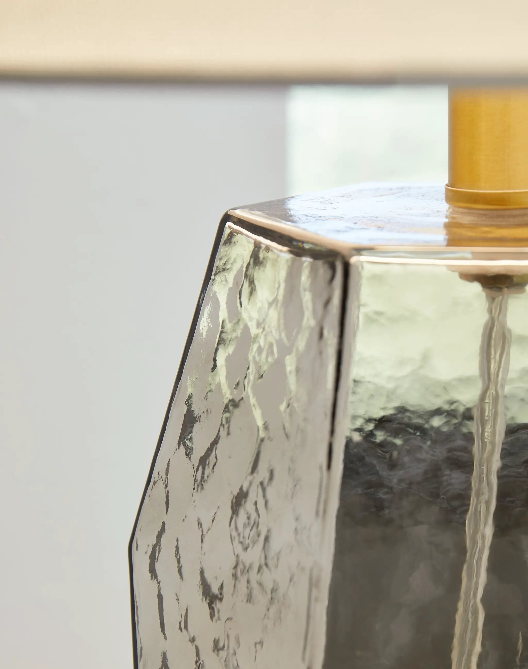 Taylow - Glass Table Lamp - Gray by Unique Piece Furniture