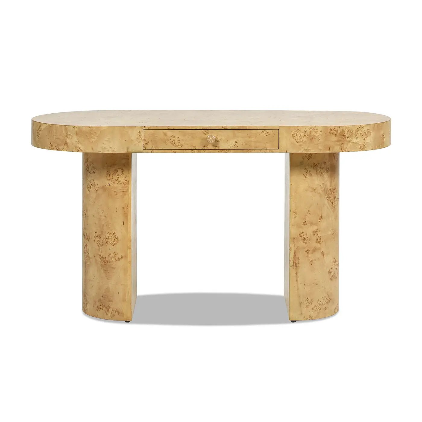 Jesse - Single Drawer Oval Computer Desk by Unique Piece Furniture