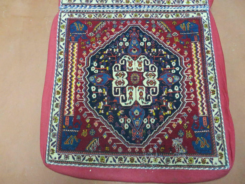 2'X 4' Antique Handmade Turkish Floral Oriental Wool Rug Pillow Case Cushion by Jewel Rugs