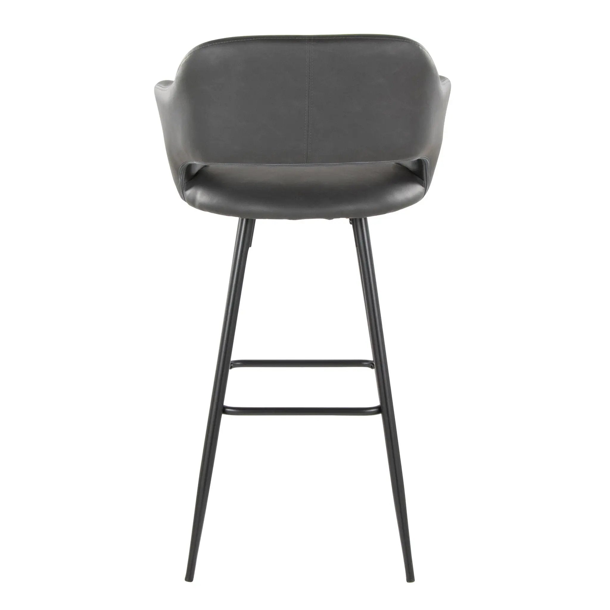Margarite - Contemporary Fixed Height BarStool With Square Footrest (Set of 2) by Unique Piece Furniture
