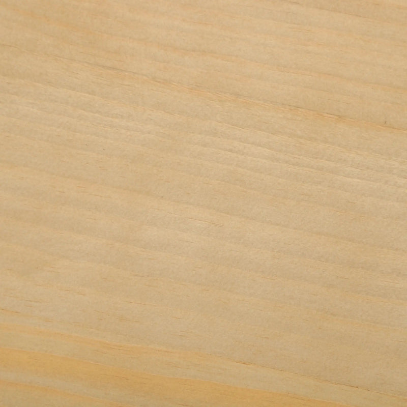 X-Frame Console Table, Angled Cross Leg Design, Rounded Edges - Natural