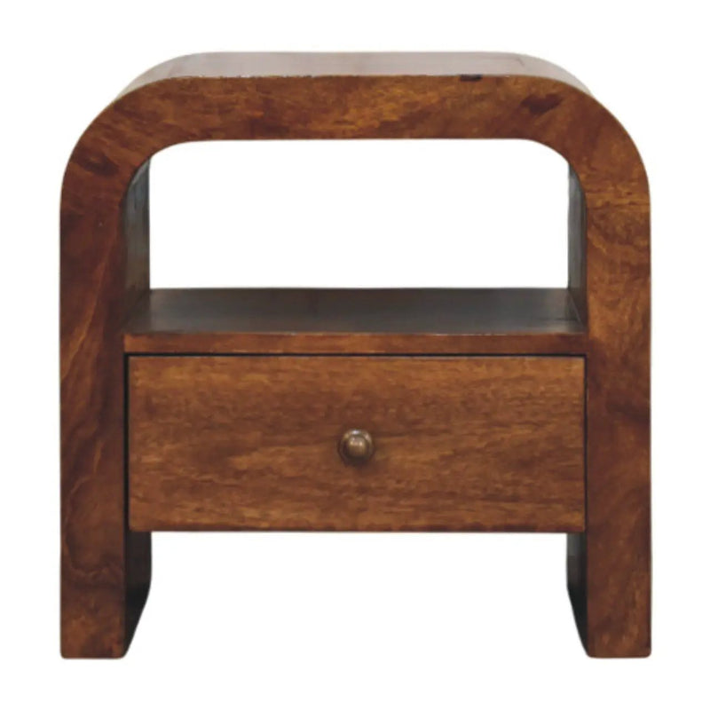 Darcy - Nightstand With Drawer And Open Shelf - Brown by Unique Piece Furniture