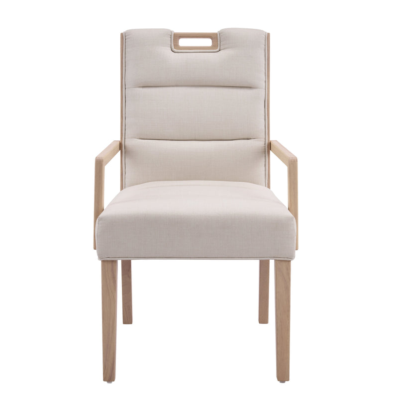Upholstered Dining Chairs with Armrests by HouseOfZazla