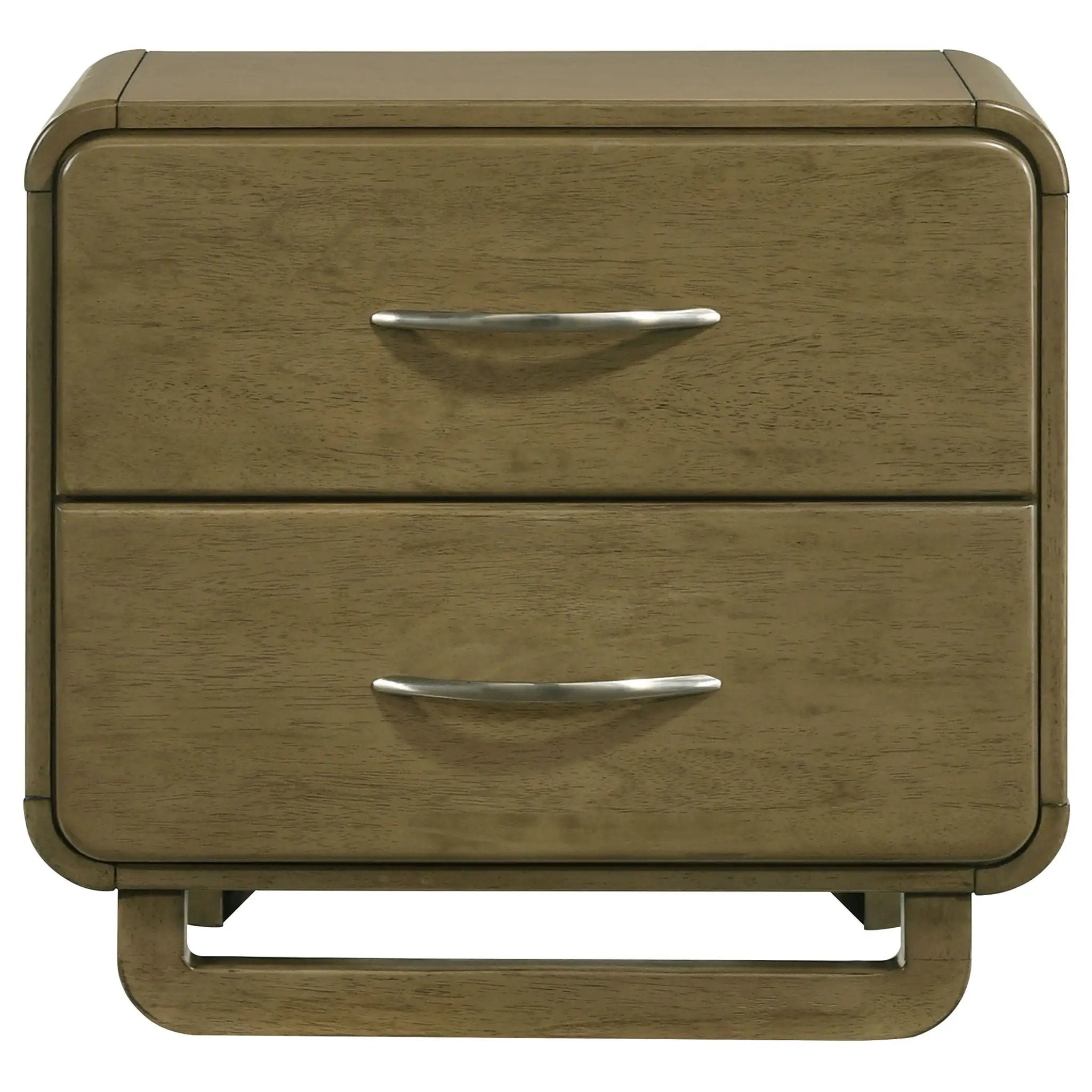 Amsbury 2-drawer Nightstand Bedside Table Nutmeg by Unique Piece Furniture