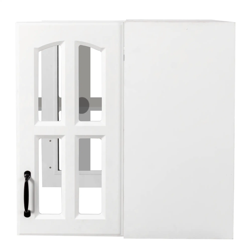 Wall Cabinet with Glass Door and Adjustable Shelves by HouseOfZazla