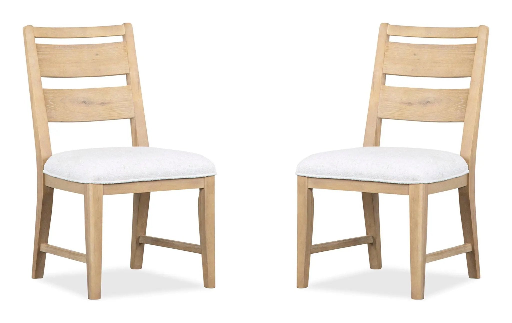 Somerset - Dining Side Chair With Upholstered Seat (Set of 2) - Butternut and Omari Natural by Unique Piece Furniture