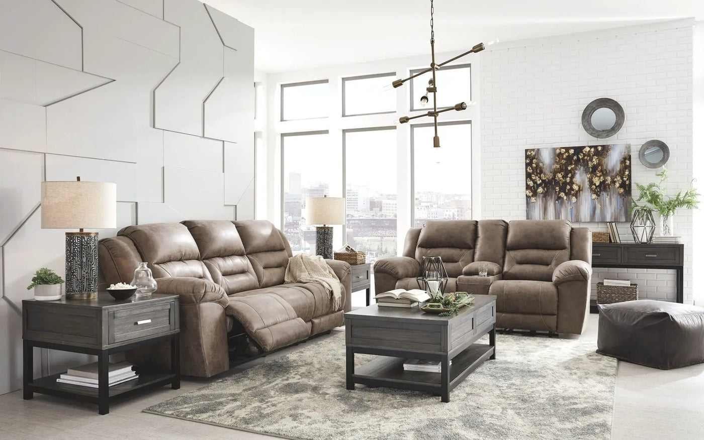 Stoneland - Reclining Living Room Set by Unique Piece Furniture